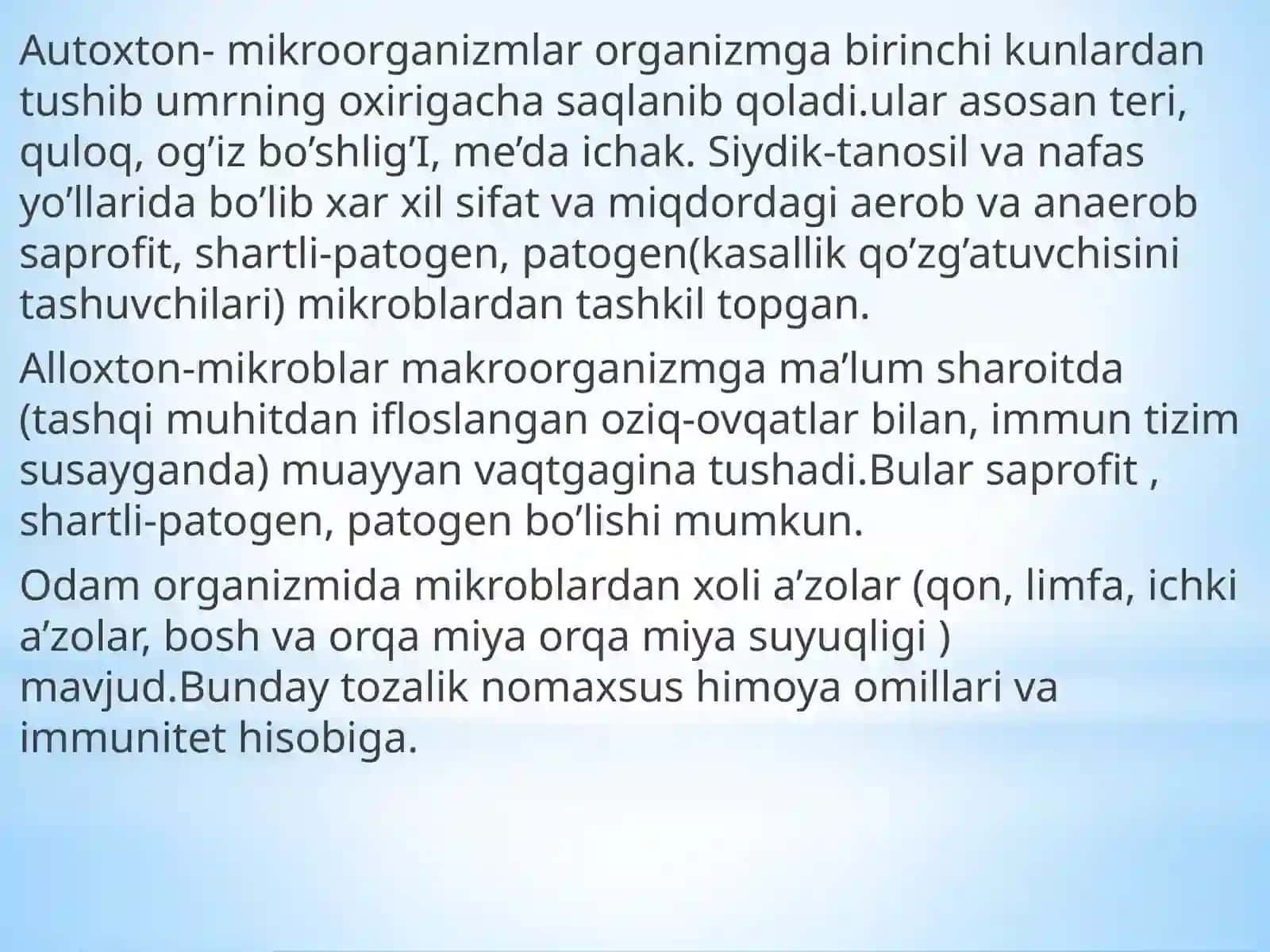 Odam normal mikroflorasi 3