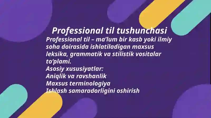 Professional tillar va ularning milliy tilda asosiy xususiyatlari. Ibn Sino Yevropa olimlari talqinida. 3