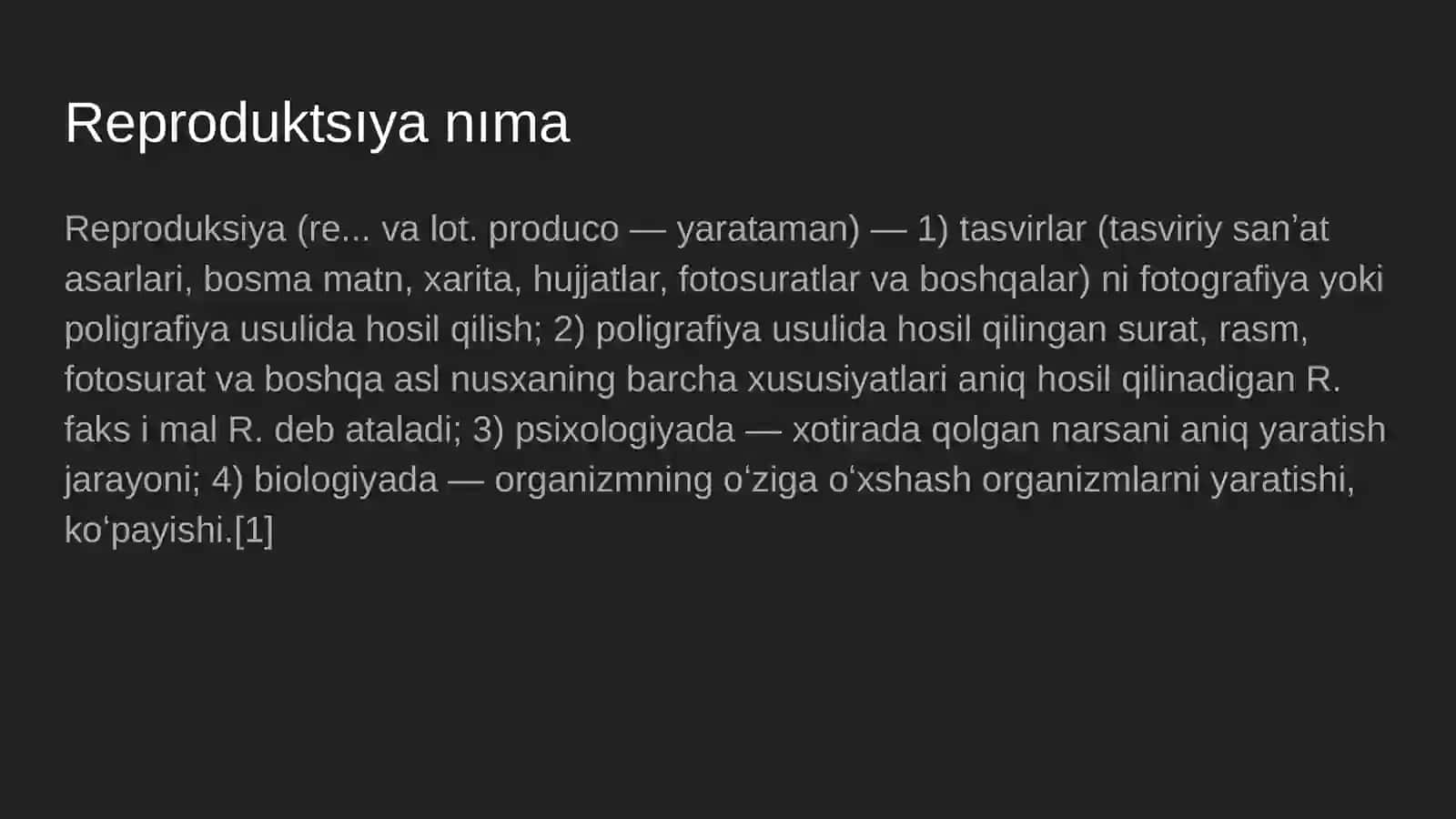 Reproduktsıya ahamıyatı 3