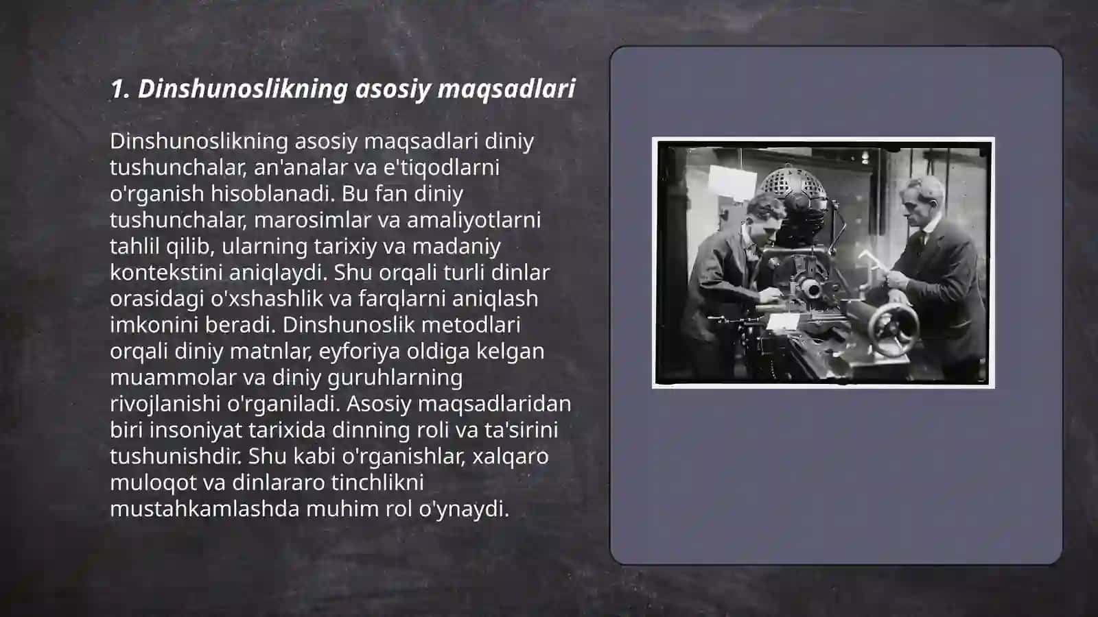 Dinshunoslik fani maqsad va vazifalari 3