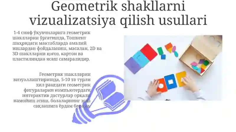 Geometrik shakllar o'rgatish metodikasi 3