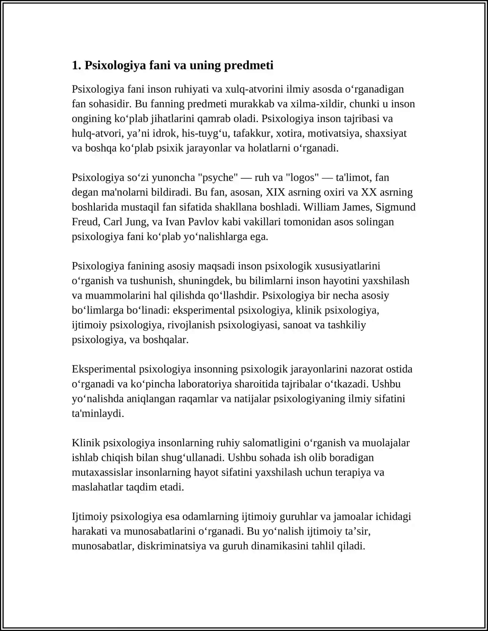 PSIXOLOGIYA FANINING PREDMETI 3