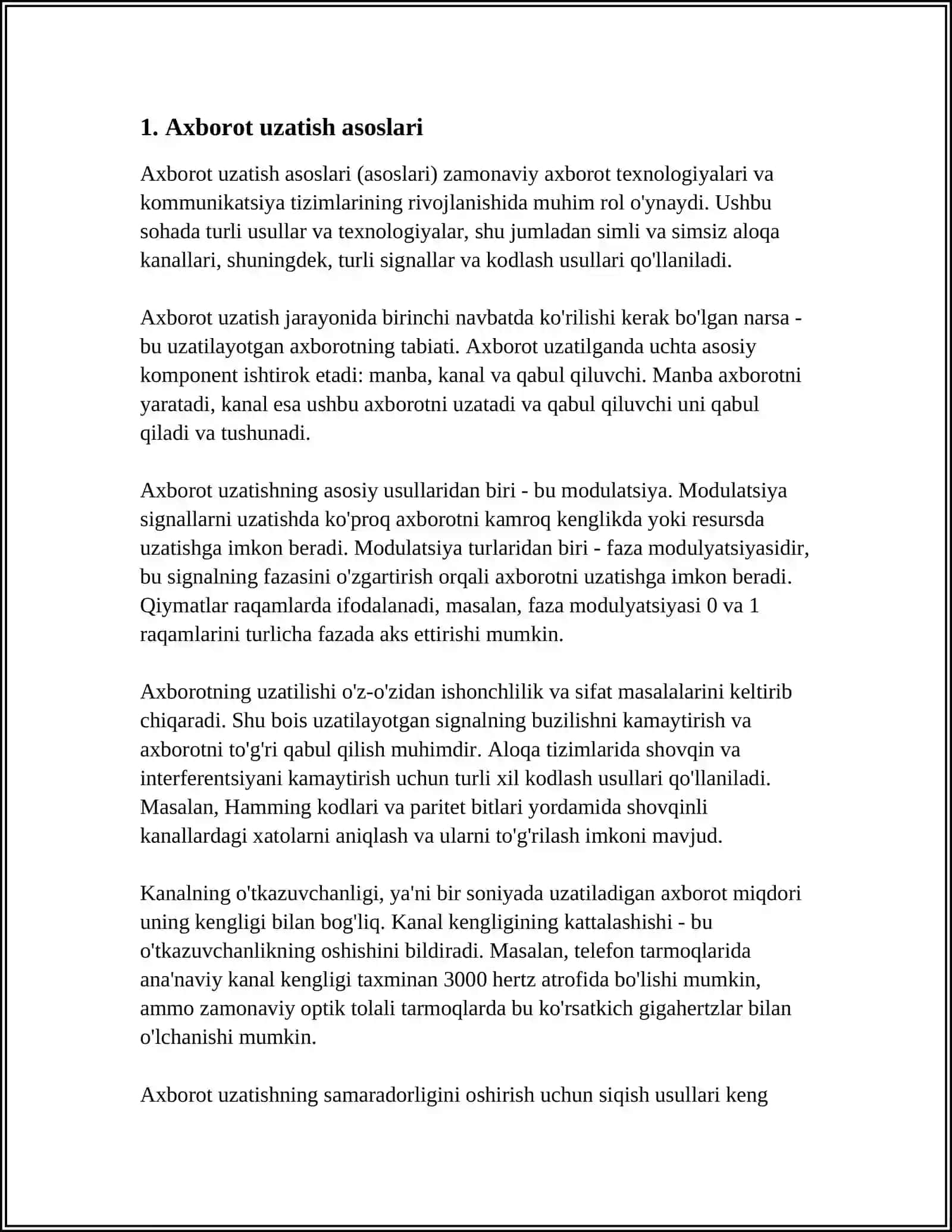 MULTEMIDEYA MALUMOTLARINI UZATISH PROTOKOLI 3