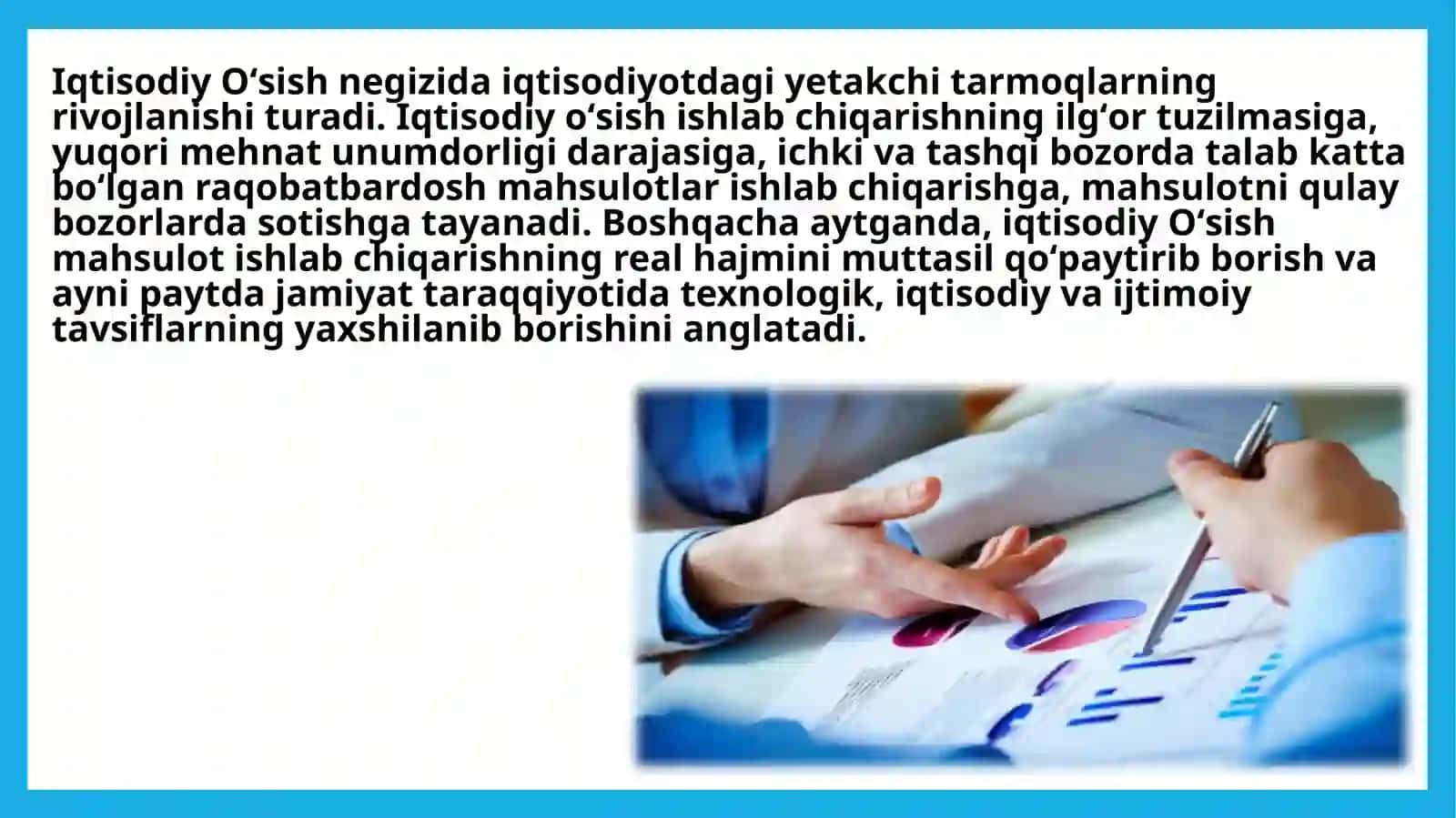 Iqtisodiy o’sish omillari va tiplari 3