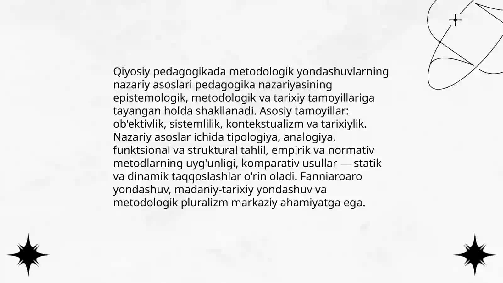 Qiyosiy pedagogikada metodologik yondashuvlar 3