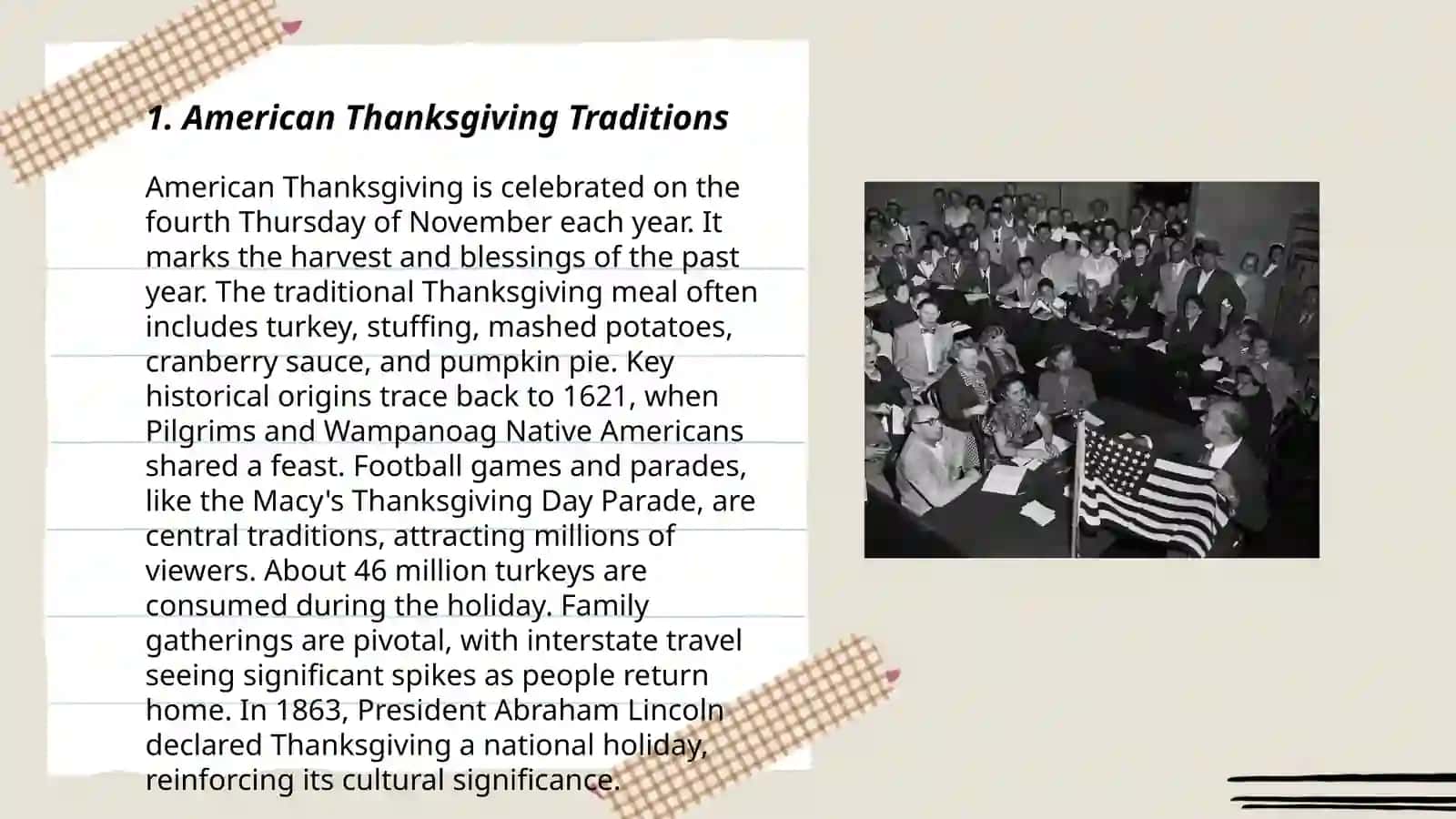 American Thanksgiving Traditions 3
