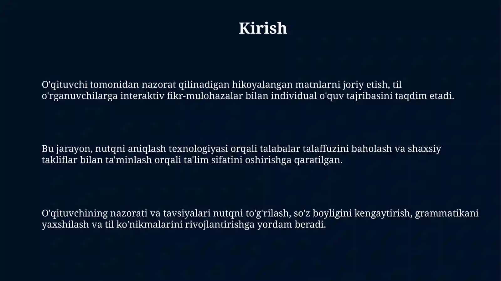 O'qituvchilar uchun tavsiyalar 3