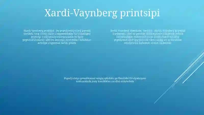 Xardi Vaynberk Masalalar Yechish 3