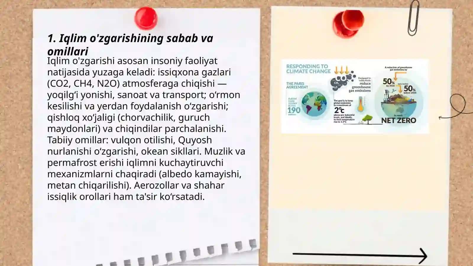 Iqlim o'zgarishining sabab va omillari 3