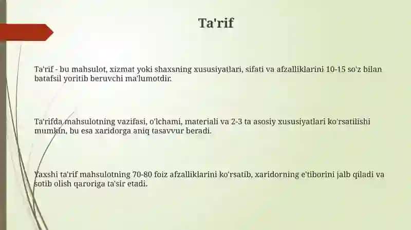 Ta'rif 3