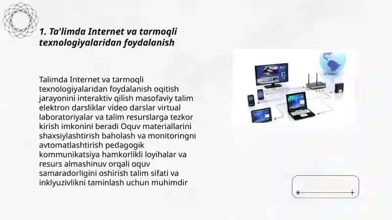 Internet va tarmoqli texnologiyalarini qo‘llash imkoniyatlari 3