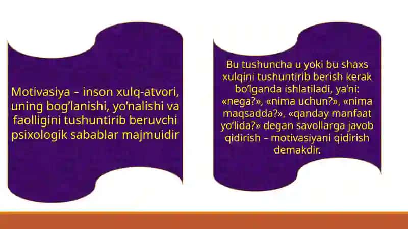 Motiv, motivasiya va hissiyot 3