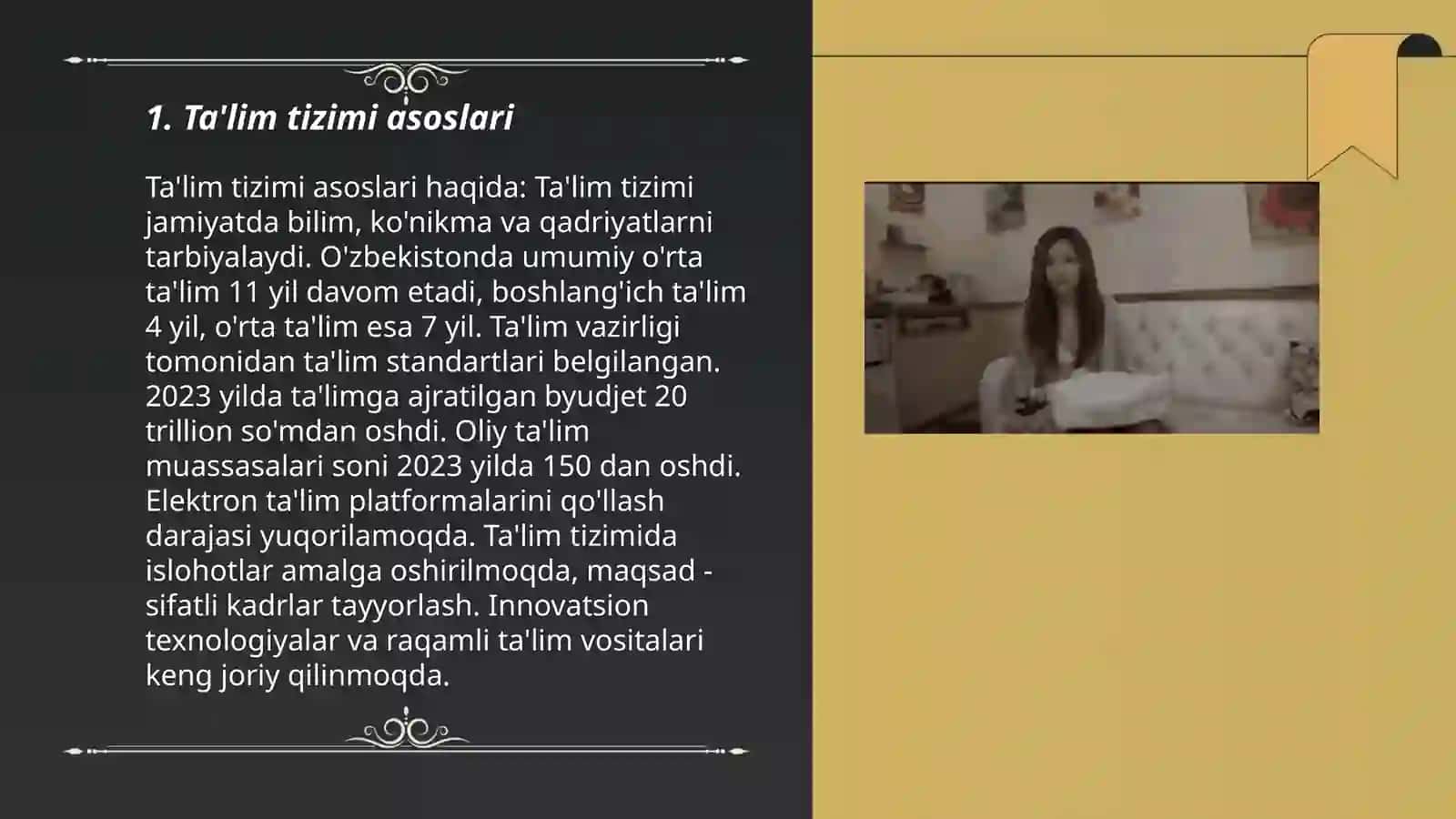 Ta'lim tizimi asoslari 3