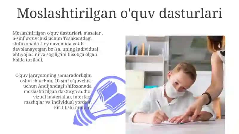 Moslashtirilgan o'quv dasturlari 3