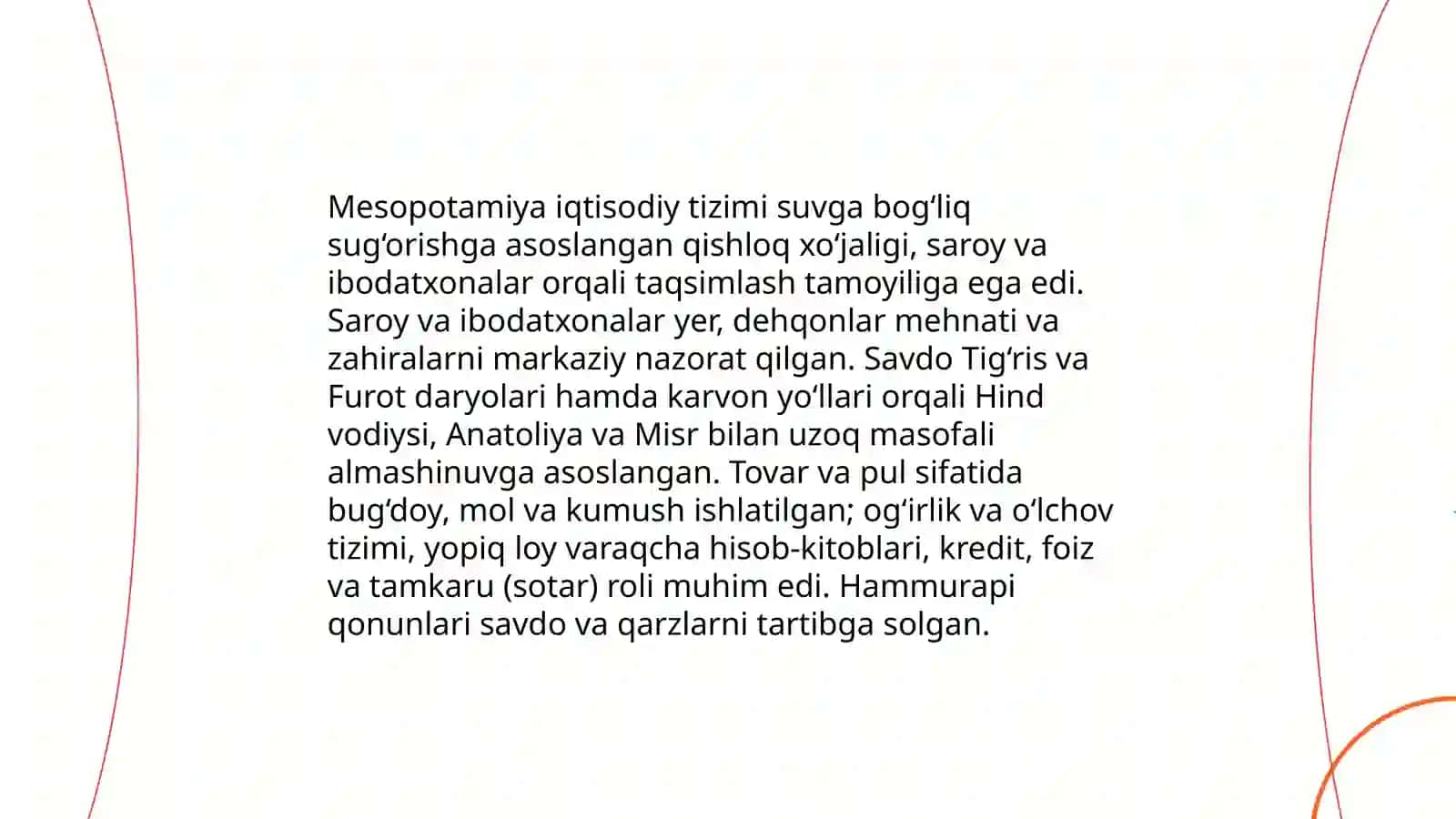Mesopotamiya iqtisodiy tizimi 3