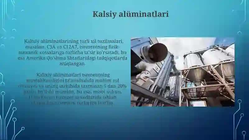 Kalsiy alüminatlari 3