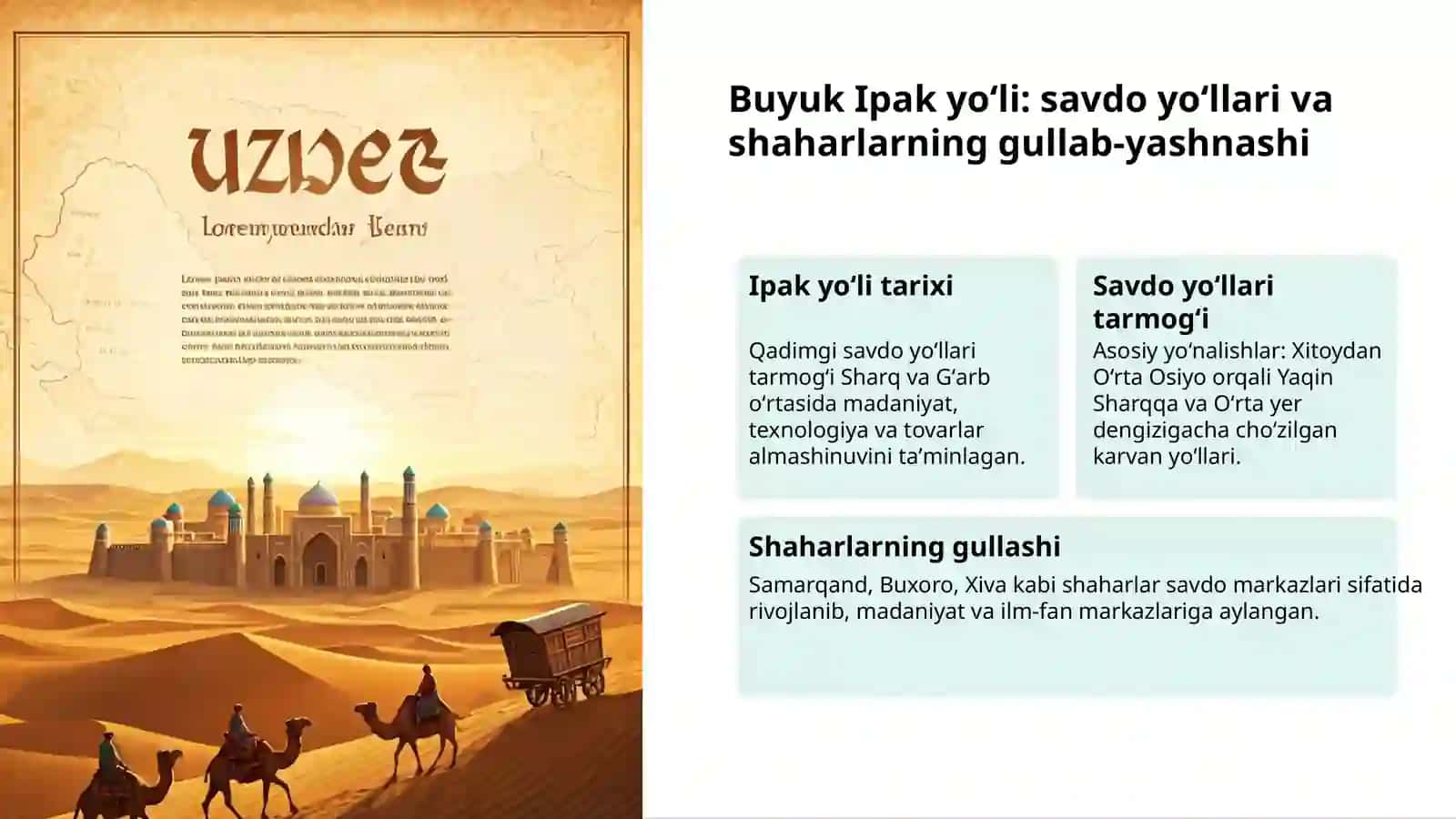 Oʻrta Osiyo shaharlari: tarixiy kelib chiqishi 3