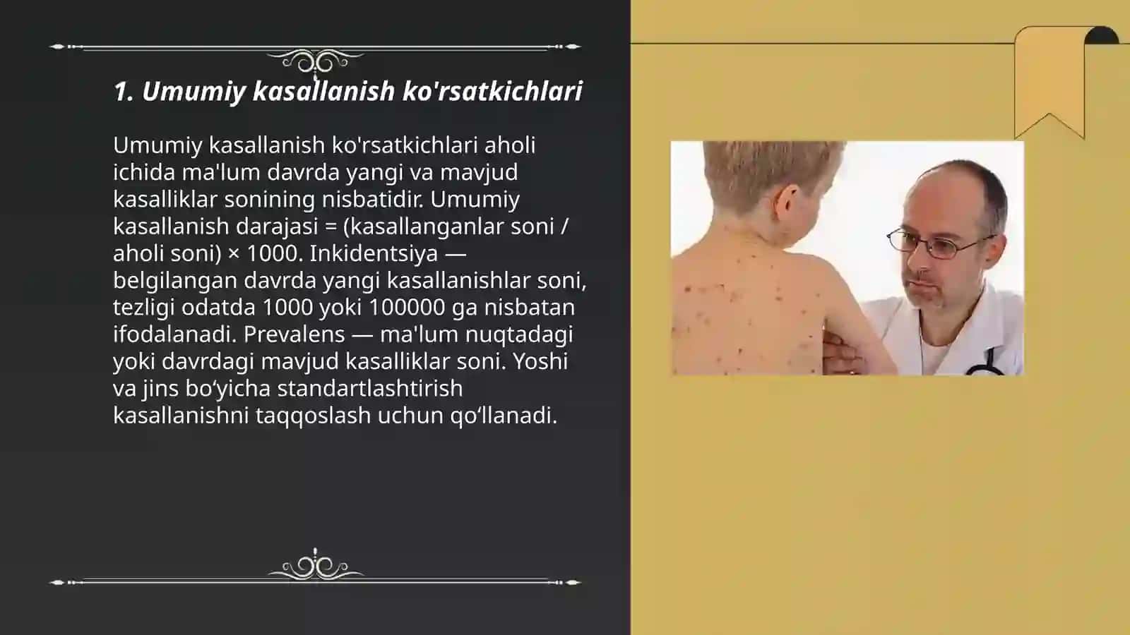 Umumiy kasallanish ko'rsatkichlari 3