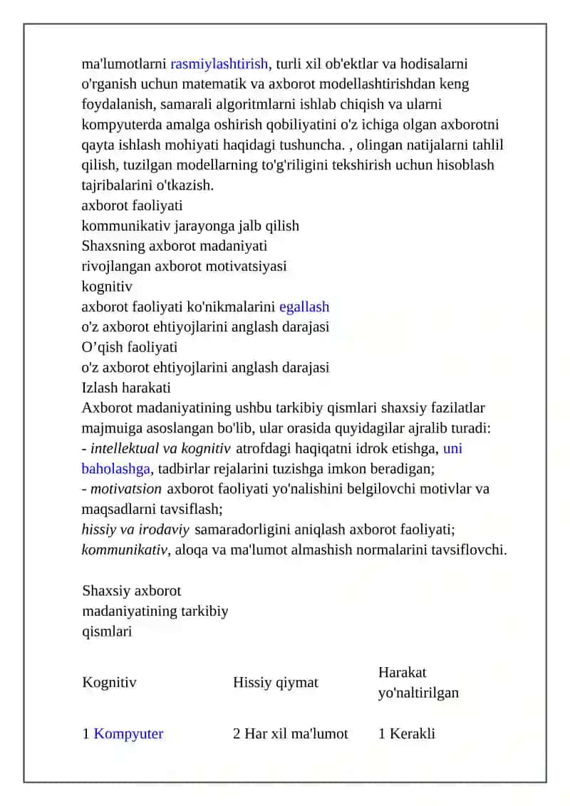 Axborot iste'mol qilish madaniyati 3