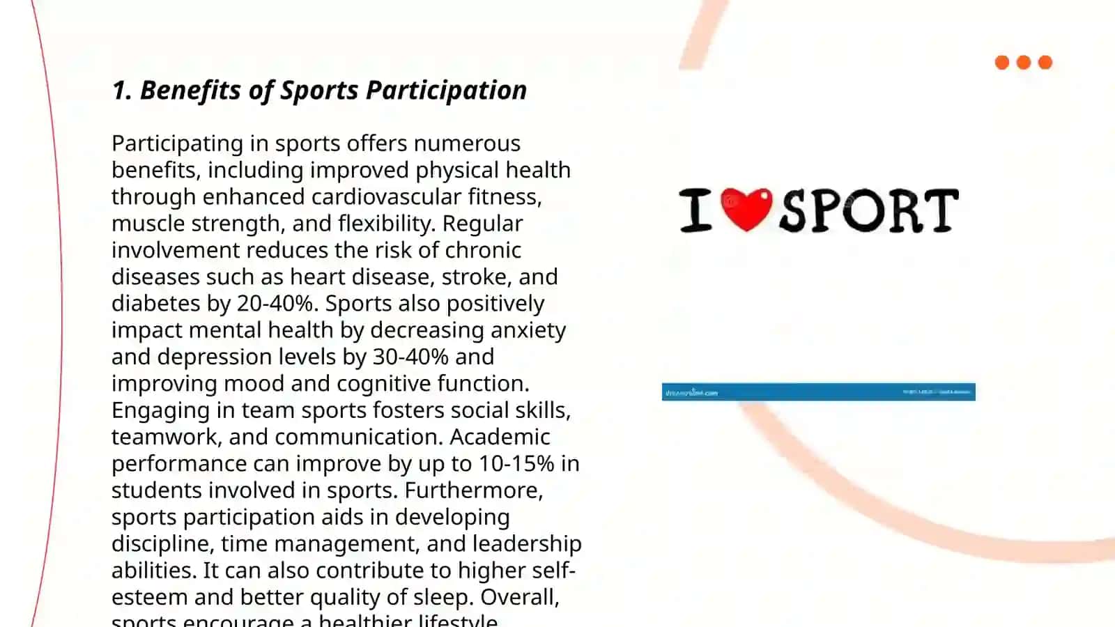 Benefits of Sports Participation 3
