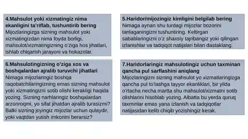 Korxonaning biznes rejasi 3