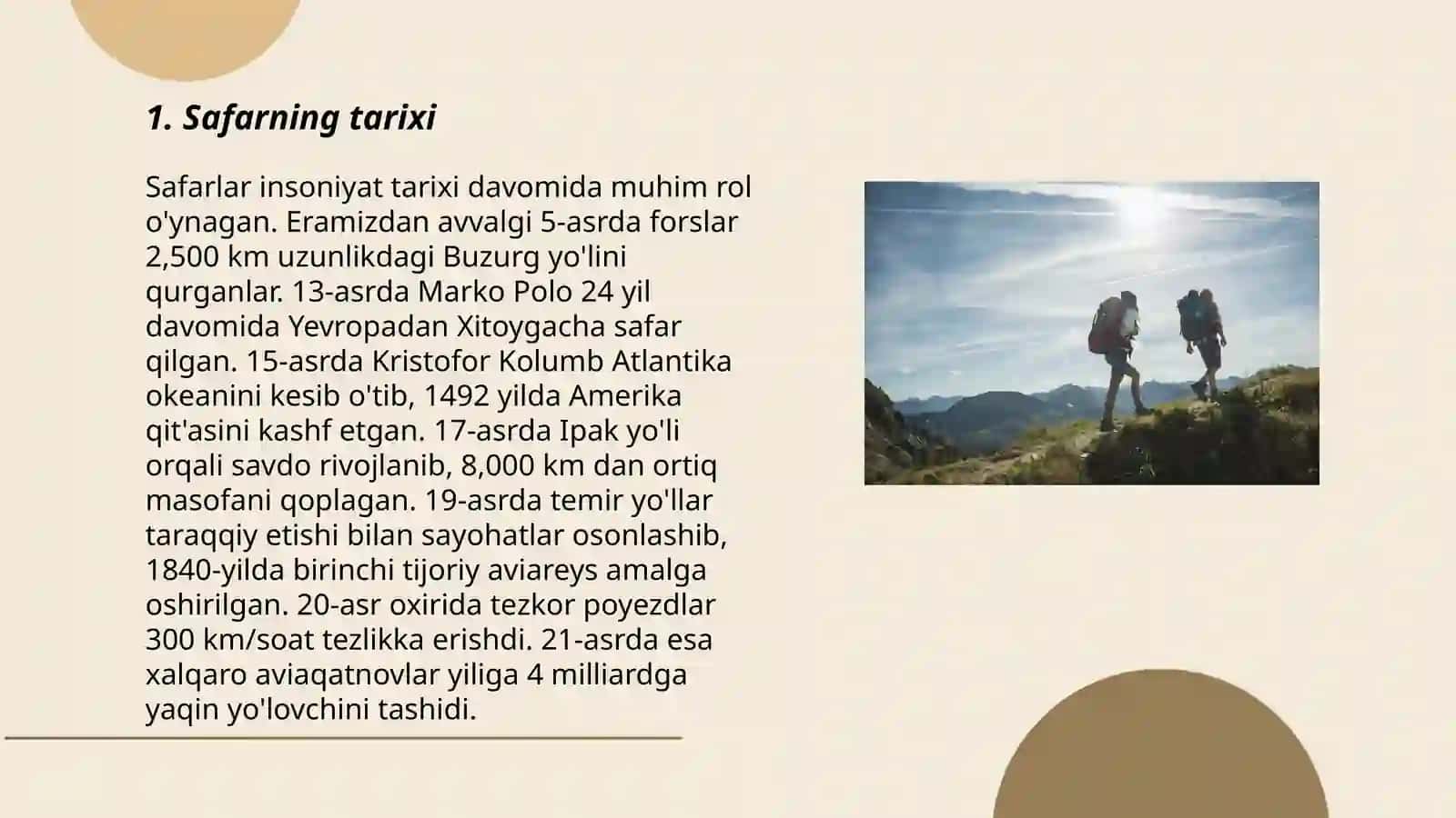 Safarning tarixi 3