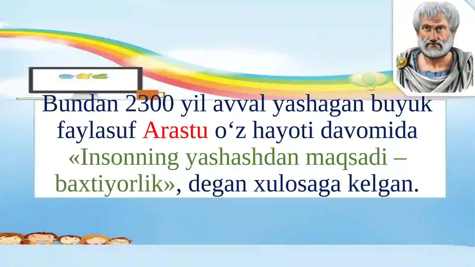 BAXTIYOR HAYOTNING USTUNLARI. 3