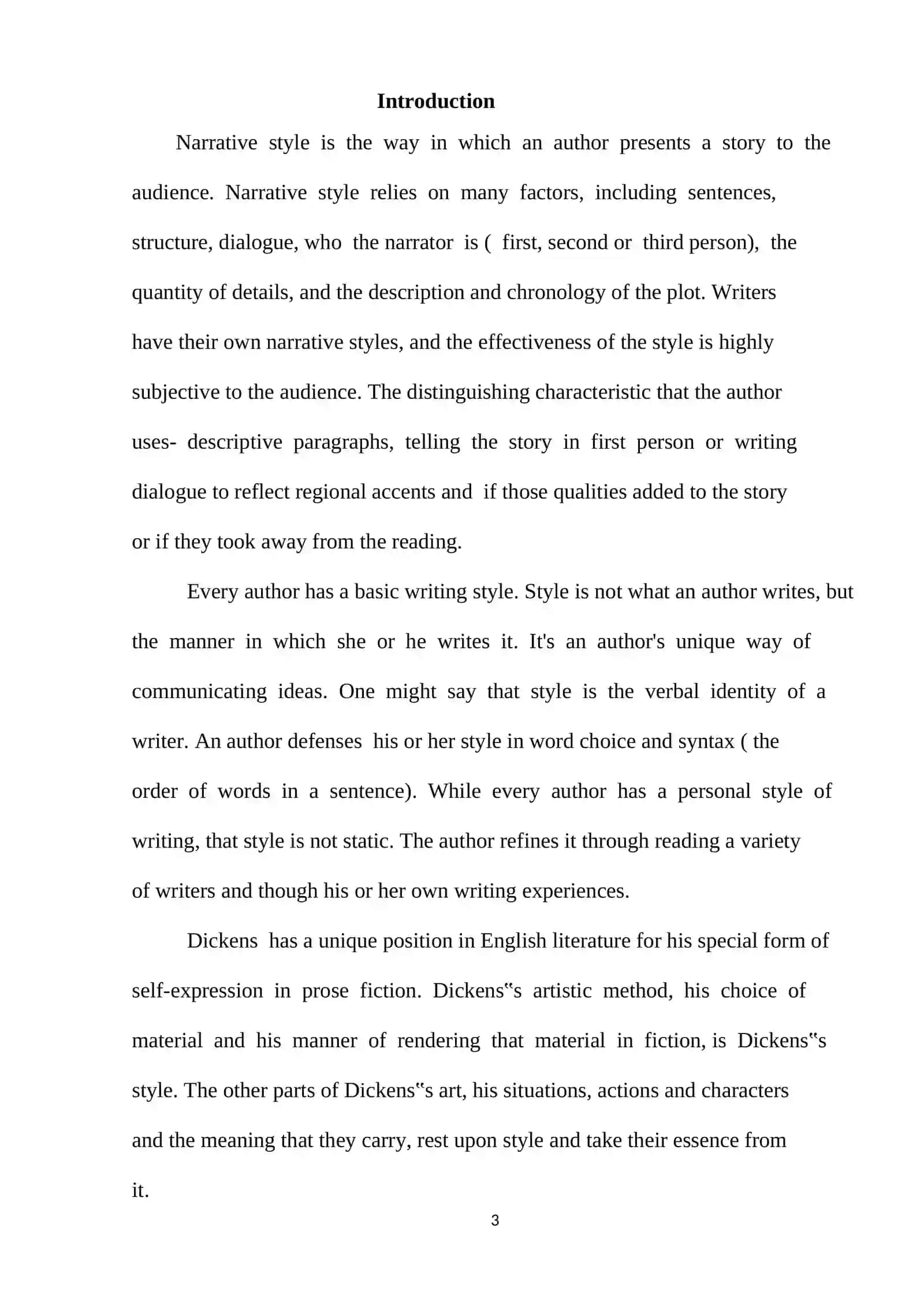 FEATURES OF SATIRE IN THE NOVELS OF CHARLES DICKENS 3