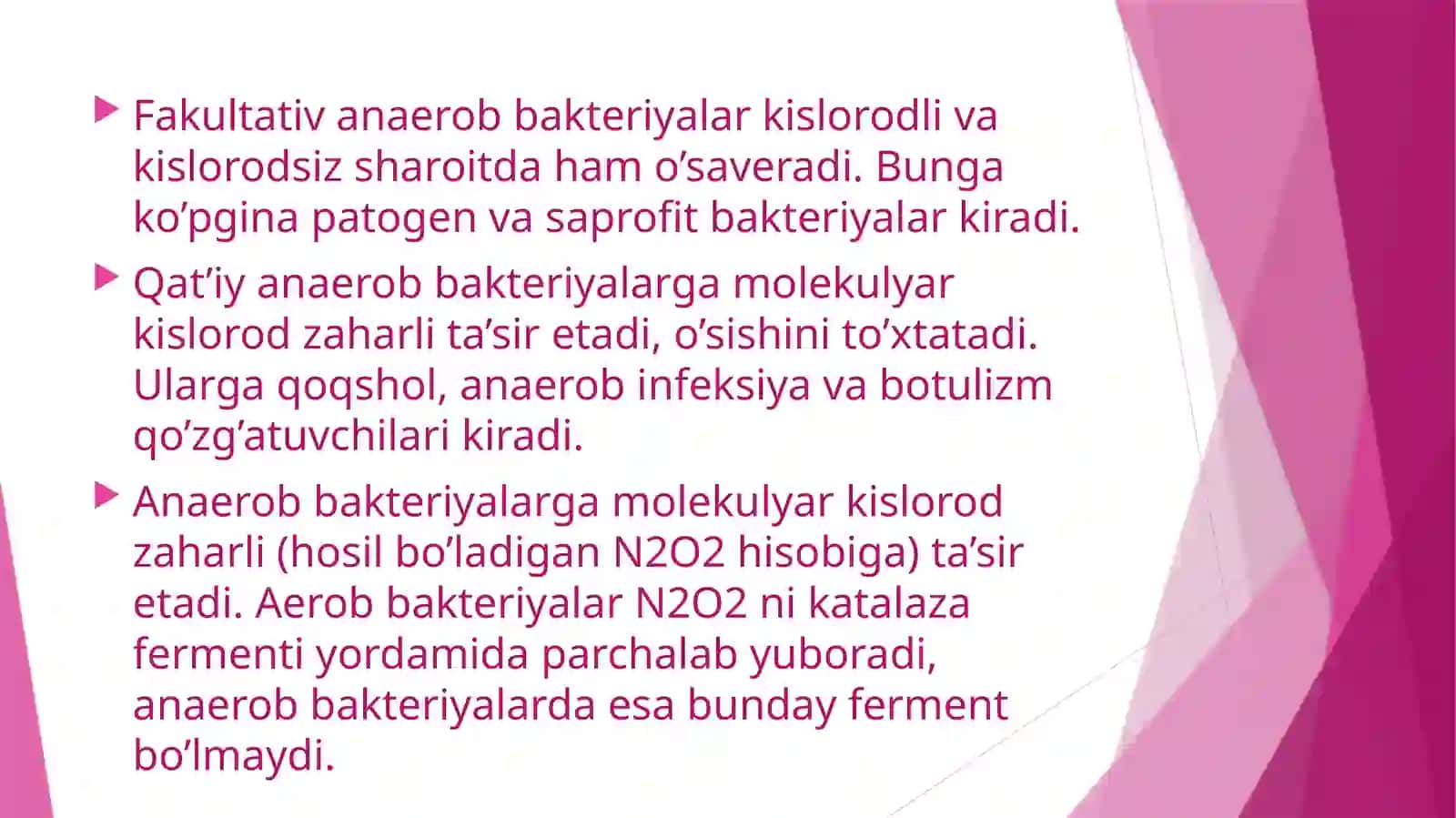 Bakteriyalarning nafas olishi 3