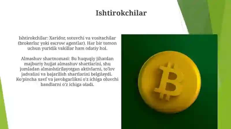 Ayirboshlash shartnomasi 3