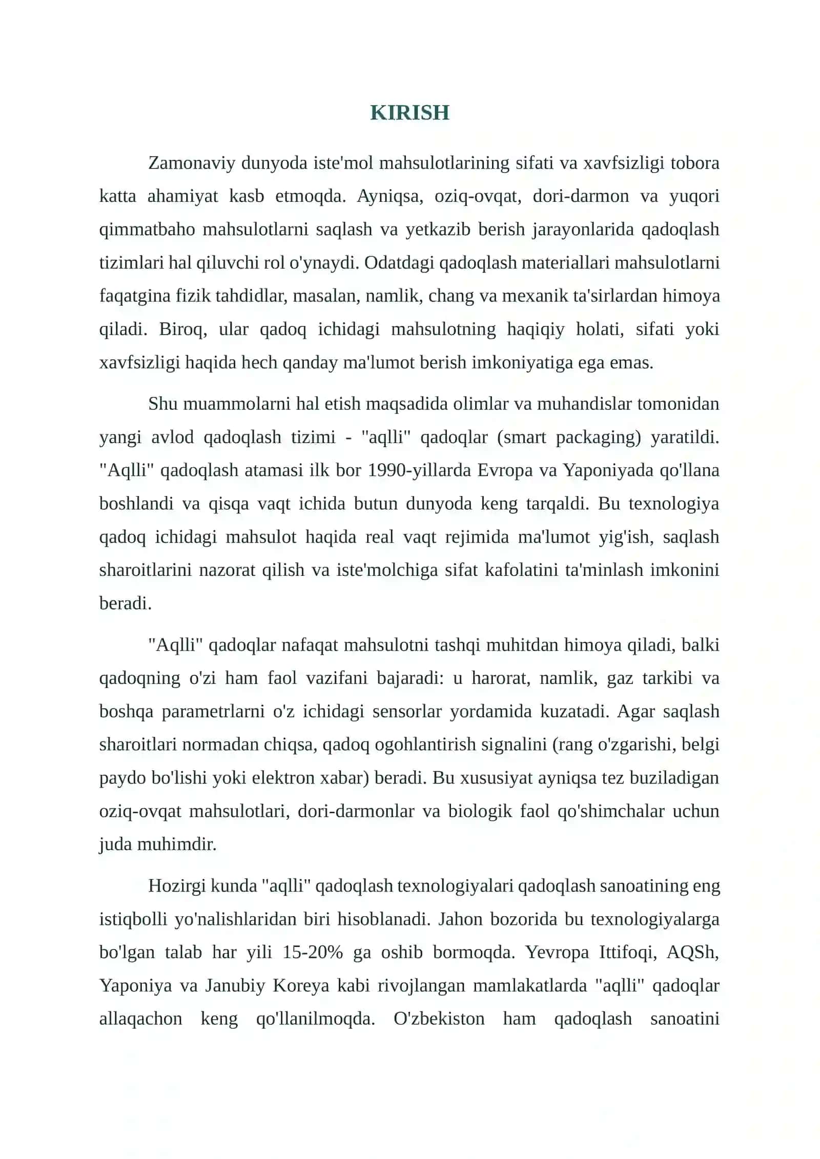 "AQLLI" QADOQLAR REFERAT 3