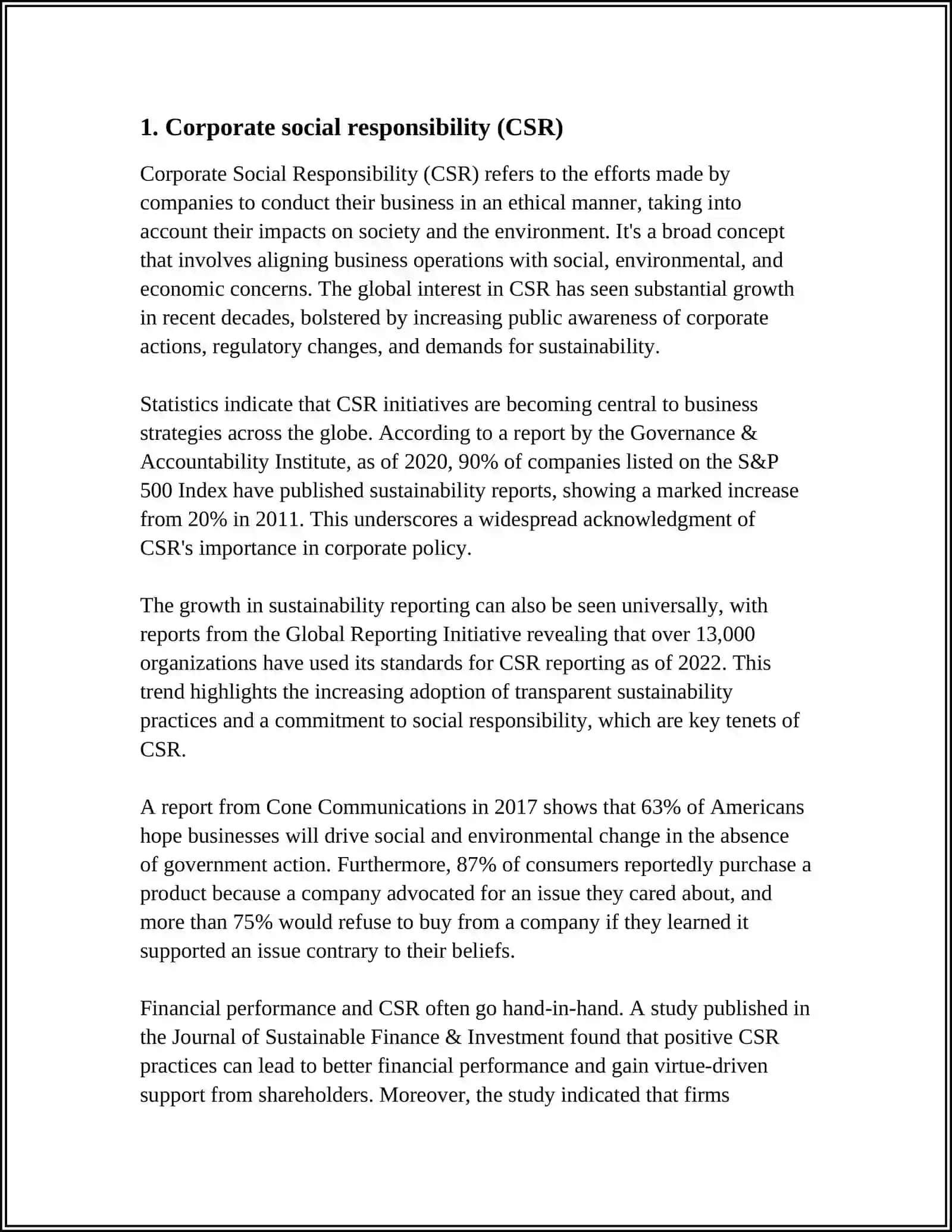 Corporate Social Responsibility (CSR) 3