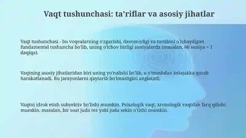 Vaqt haqida tushuncha 3