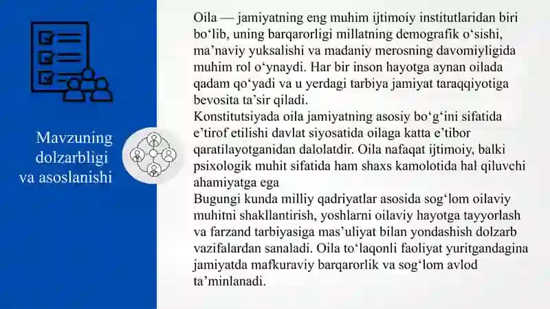 yosh oilalarning ijtimoiy va psixologik muamolari 3