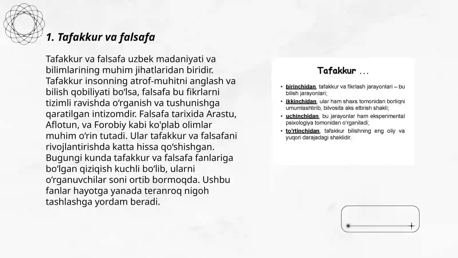 Tafakkur va falsafa 3