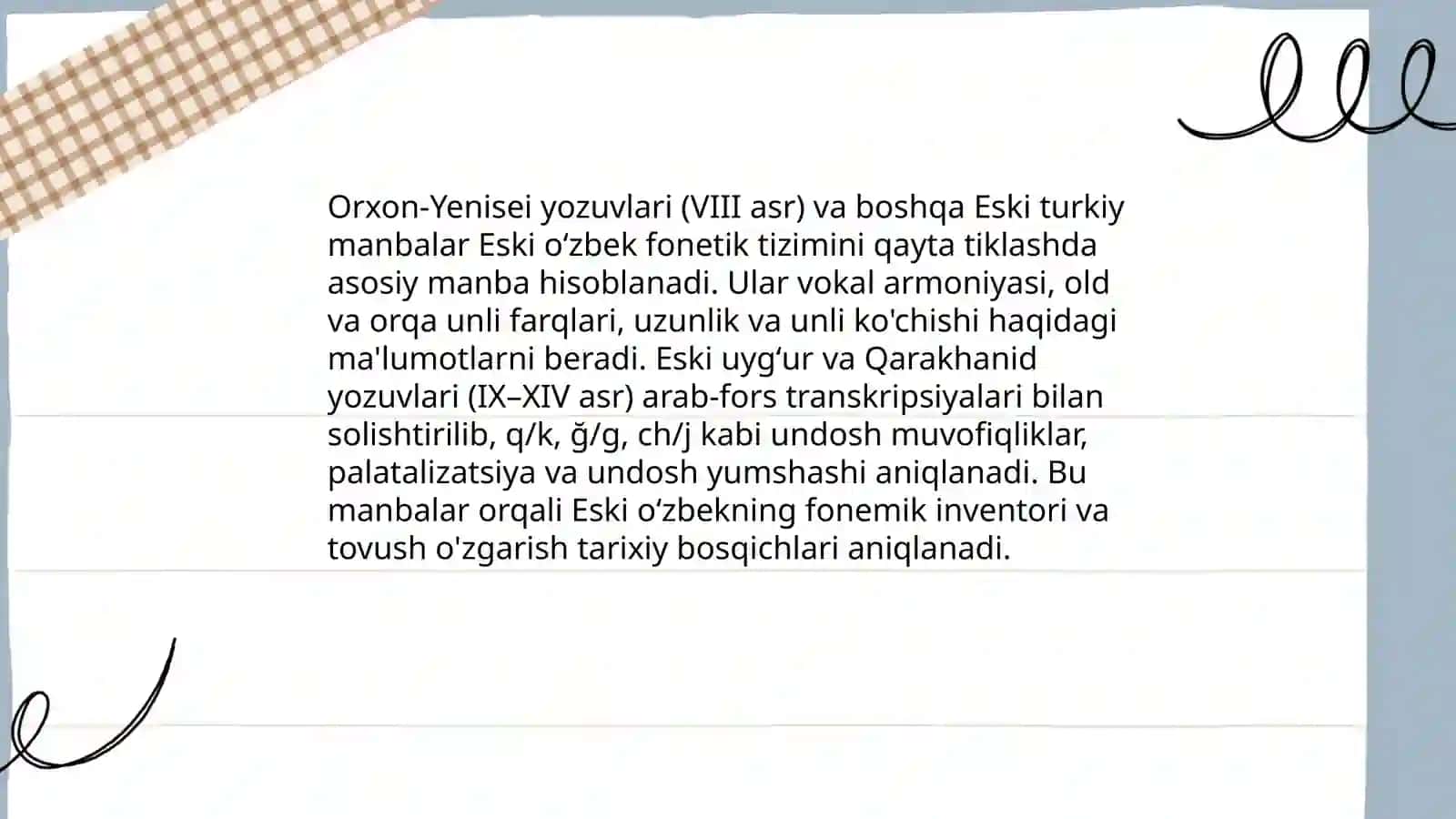 Eski turkiy til davriga oid manbalar 3