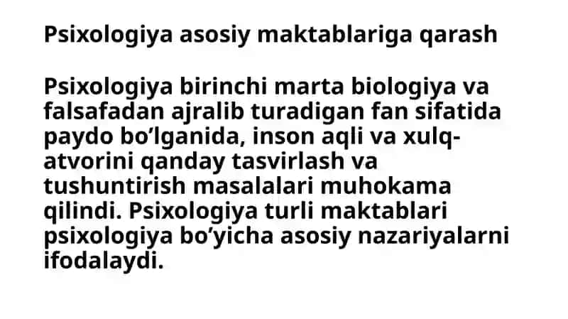 Psixologiya maktablari 3