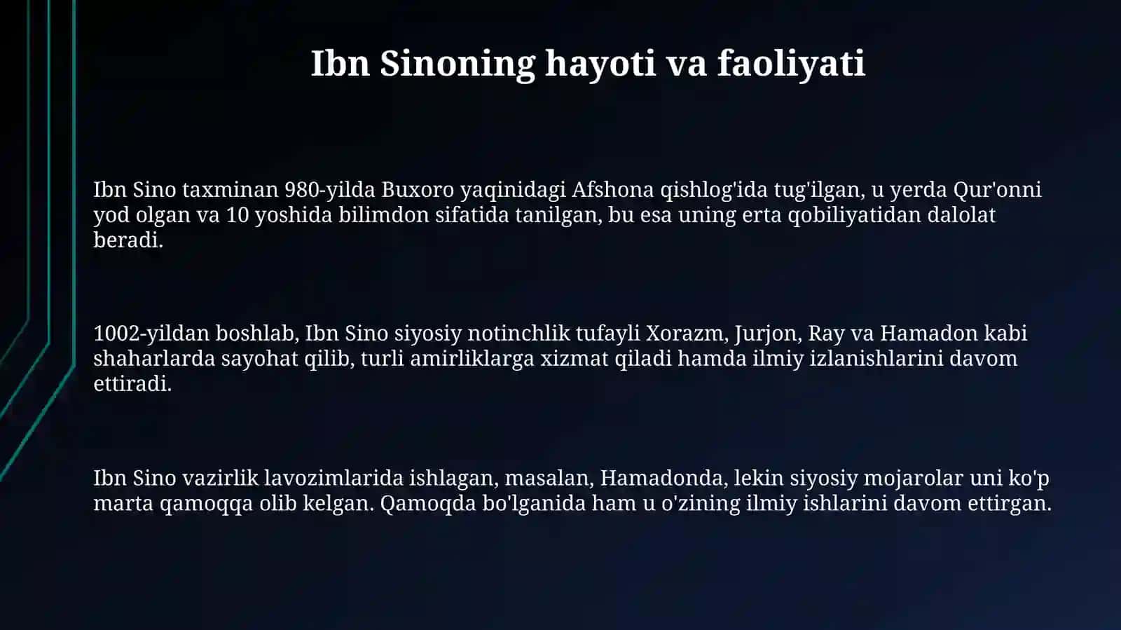 Ibn Sino asarlari badiiyat 3
