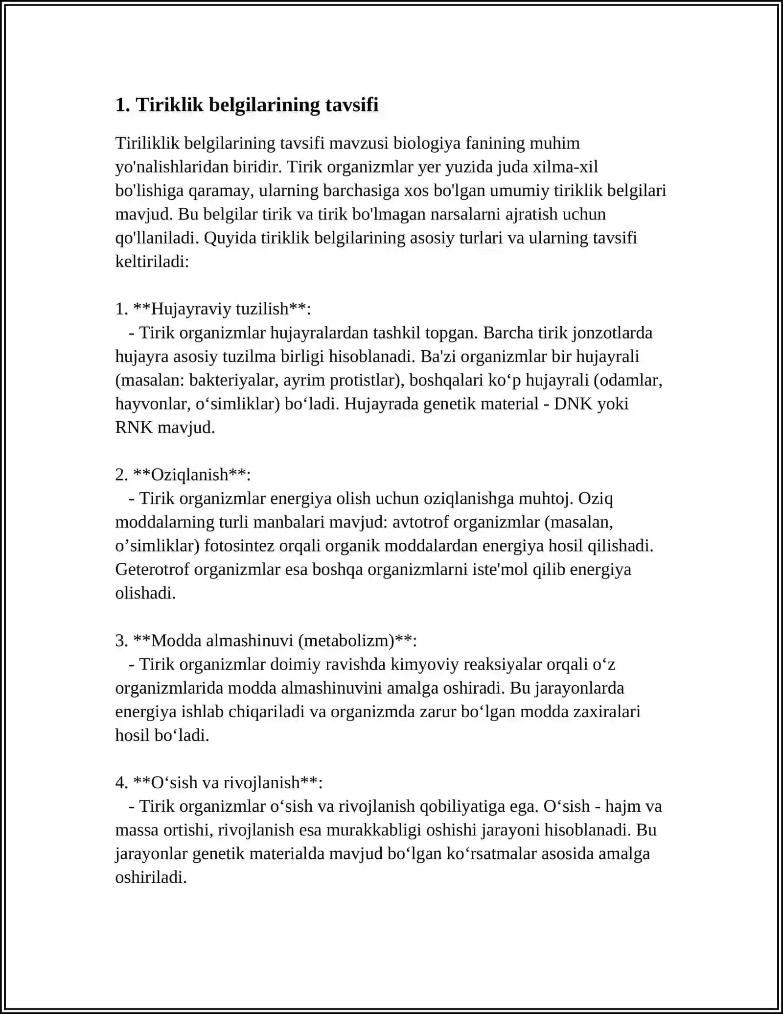 TIRIKLIK BELGILARI 3