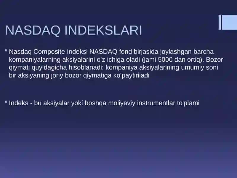 NASDAQ Fond birjasi 3