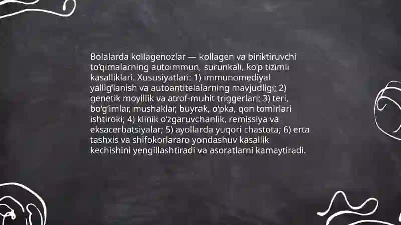 Bolalarda kollagenozlar 3