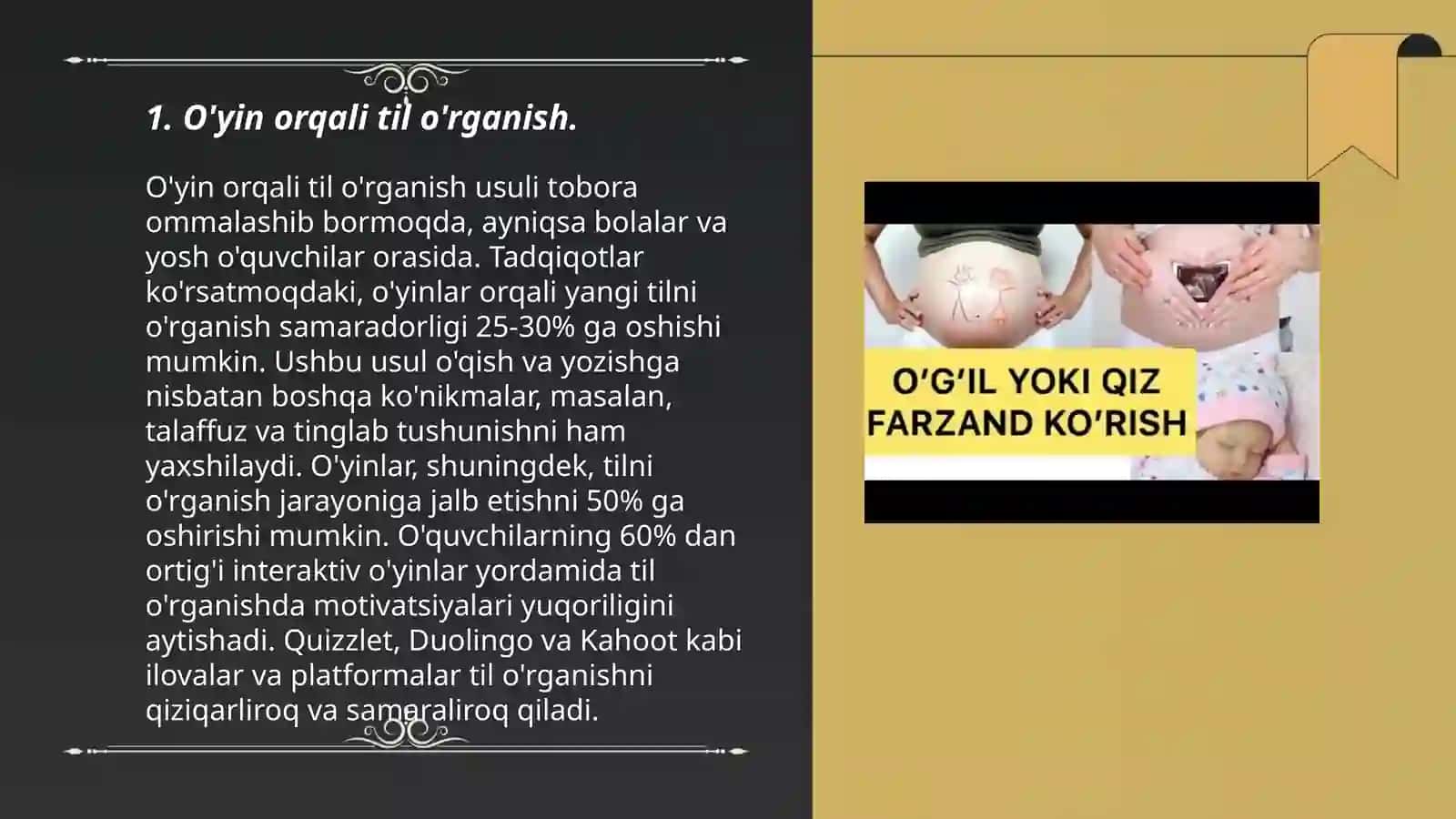 O'yin orqali o'rgatish usullari 3