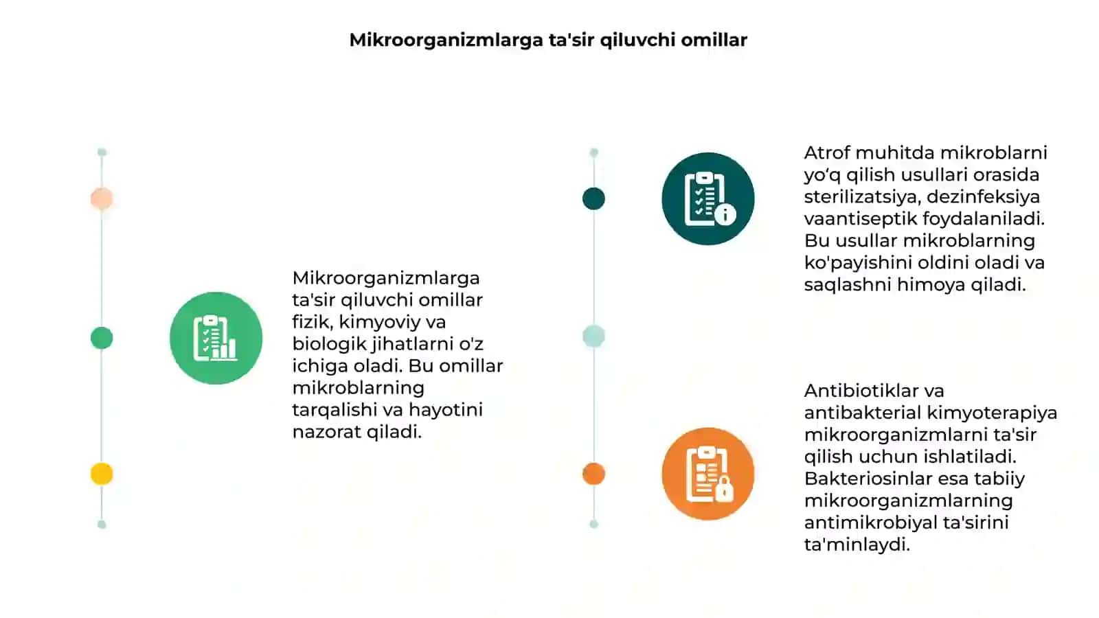 Mikroorganizmlarga ta'sir qiluvchi omillar 3