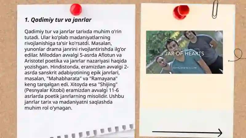Qadimiy tur va janrlar 3