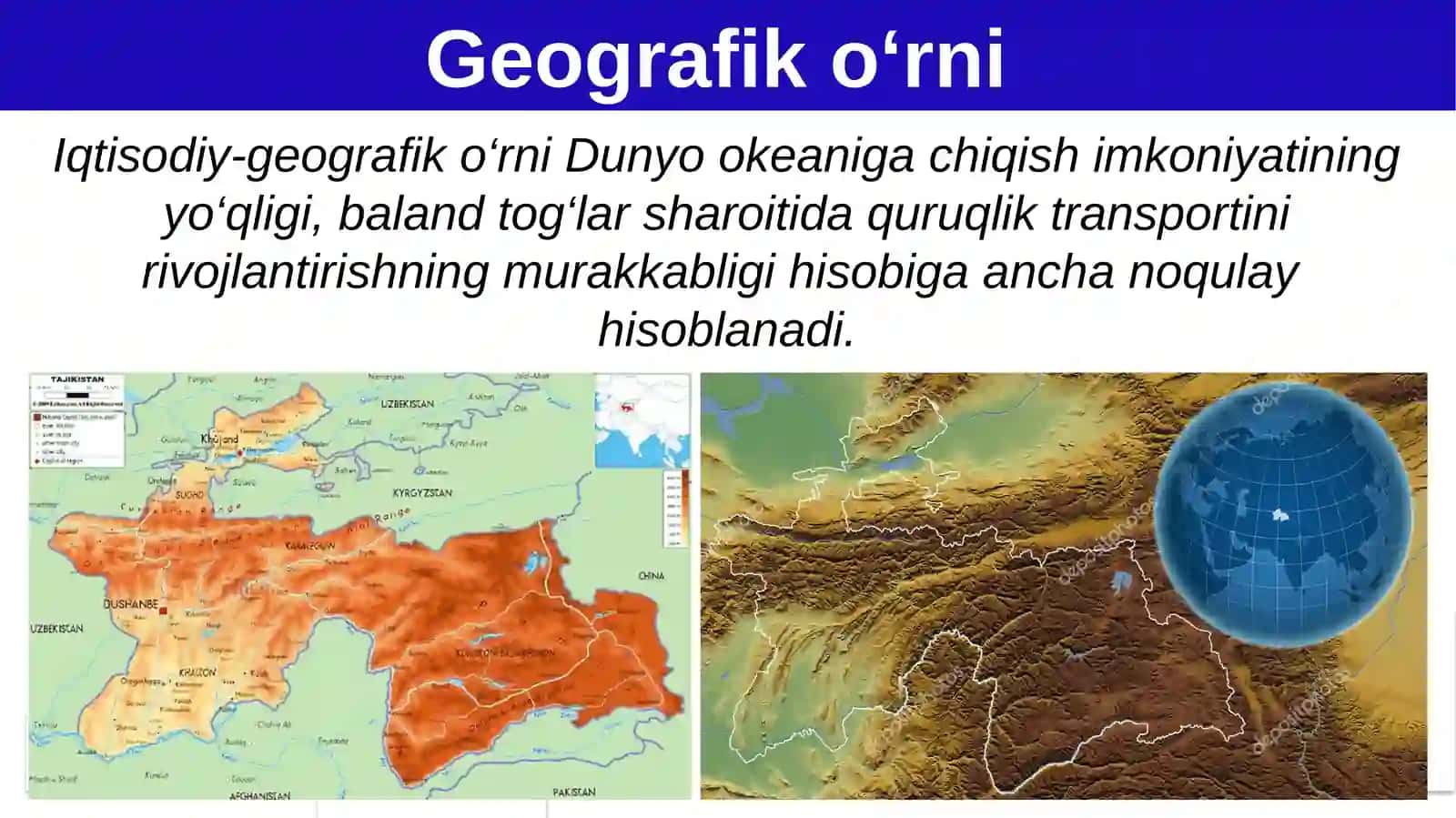 Tojikiston Respublikasi 9-sinf GEOGRAFIYA 3