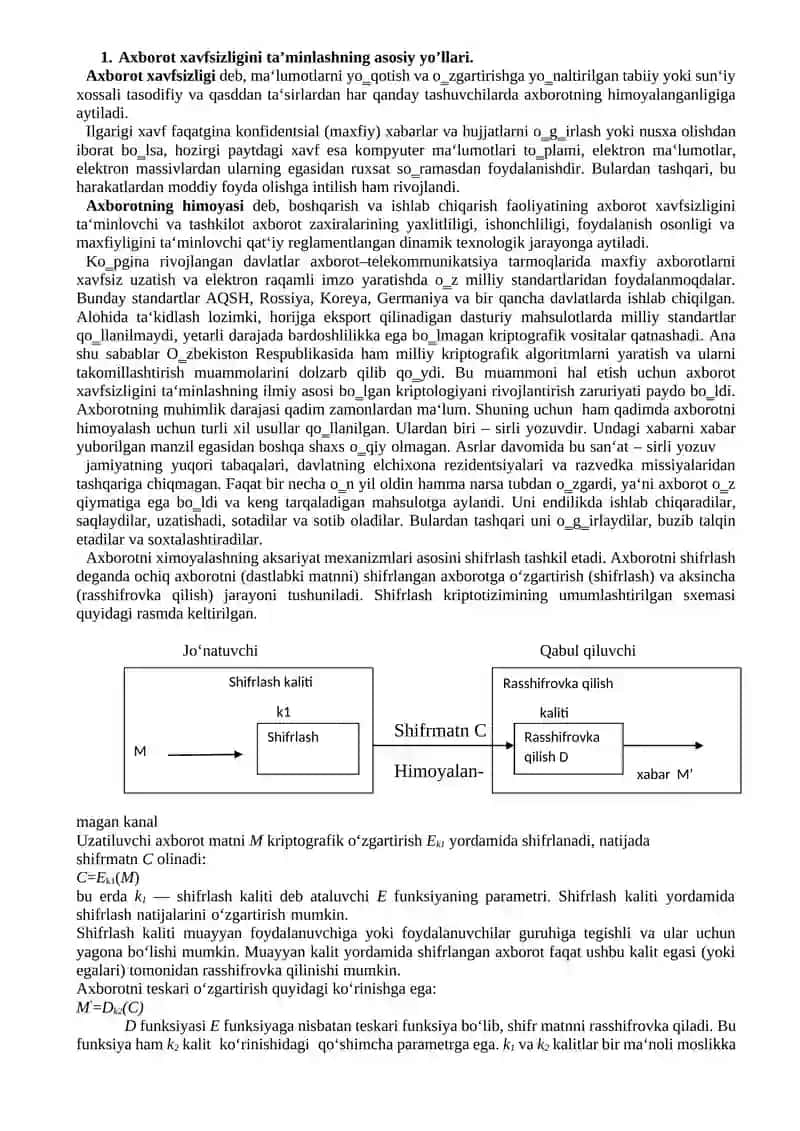 Axborot xavfsizligining huquqiy ta’minoti 3