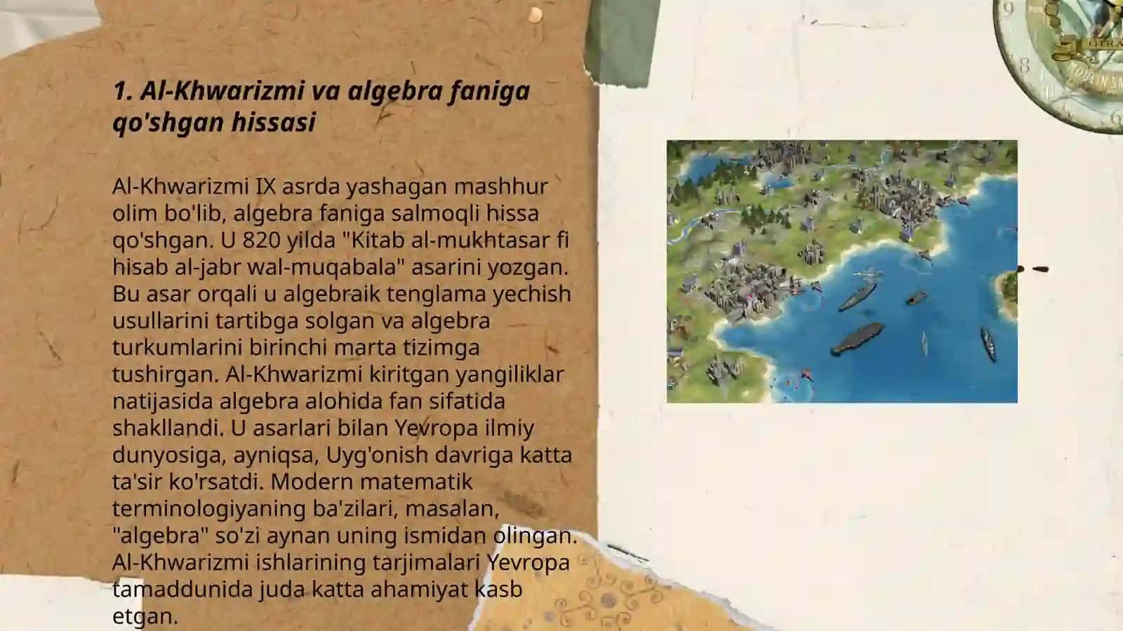 Al-Khwarizmi va algebra faniga qo'shgan hissasi 3