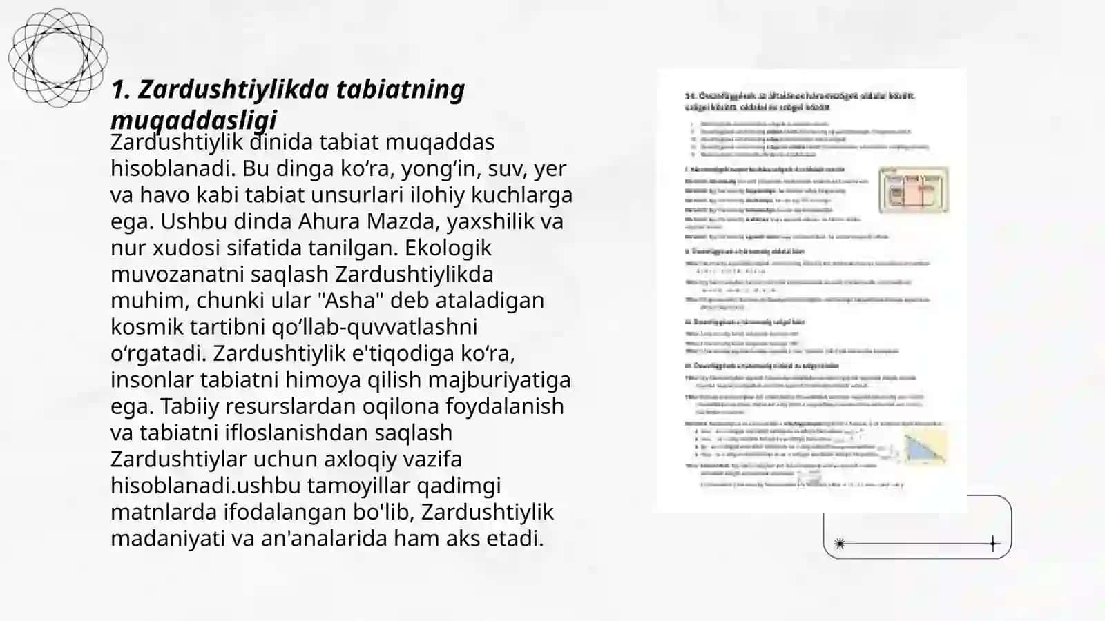 Zardushtiylikda tabiatning ulugʻlanishi 3