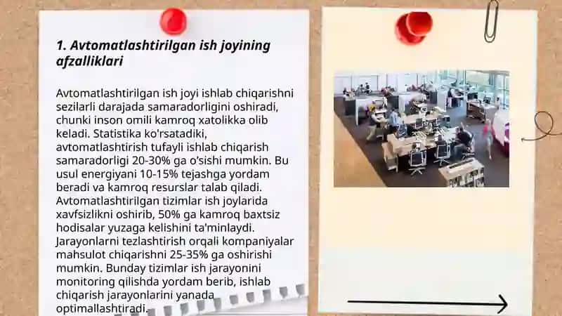 Avtomatlashtirilgan ish joyi 3