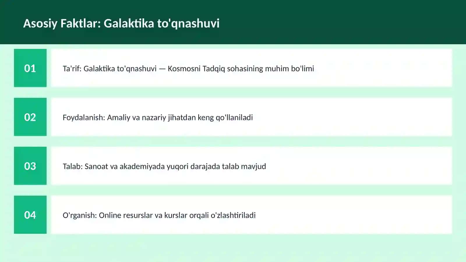 Galaktika to'qnashuvi 3
